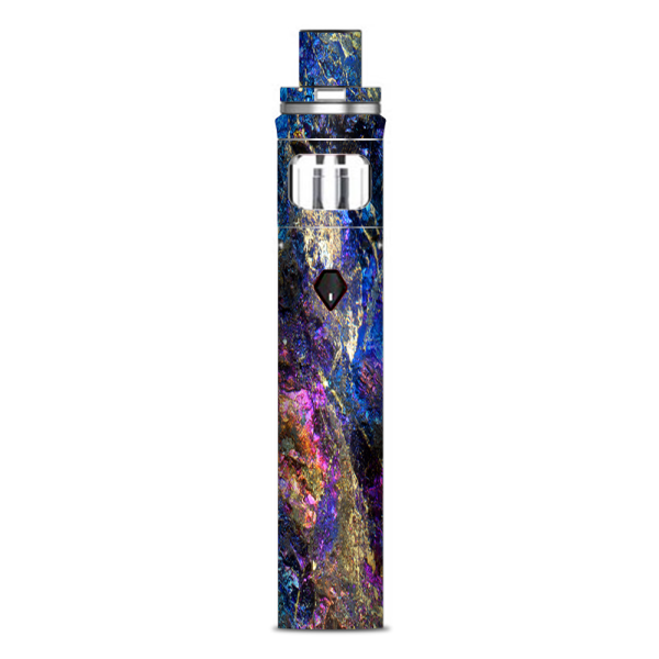 Chalcopyrite Colorful Purple Glass Rock Crystal Smok Nord AIO Stick Skin Cheap