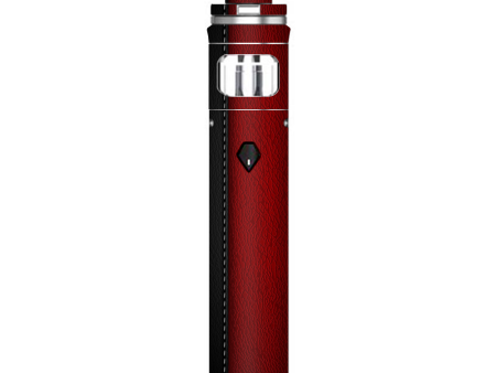 Black And Red Leather Pattern Smok Nord AIO Stick Skin Hot on Sale