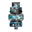 Stab Wood Blue Green Stabilized Stone Smok TFV8 Big Baby V2 Tank Skin Online Hot Sale