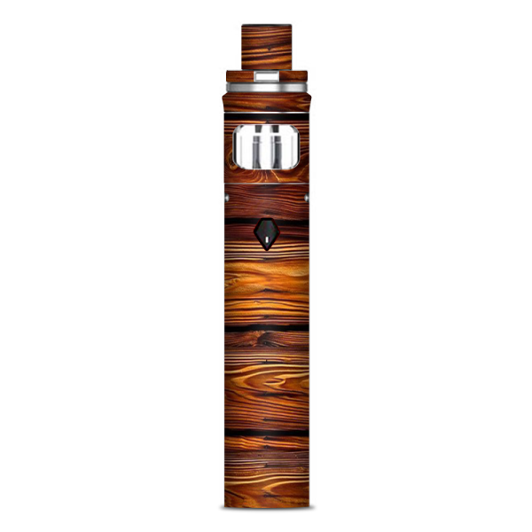 Red Deep Mahogany Wood Pattern Smok Nord AIO Stick Skin Online Hot Sale