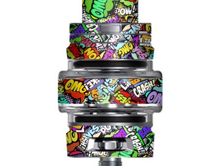 Pow Bang Omg Like Stickerlap Sticker Bomb Smok TFV8 Big Baby V2 Tank Skin Supply