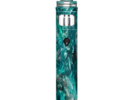 Chrysocolla Hydrated Copper Glass Teal Blue Smok Nord AIO Stick Skin Sale