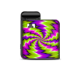 Psychedelic Moving Purple Green Swirls Smok Mico Kit Skin Online Sale