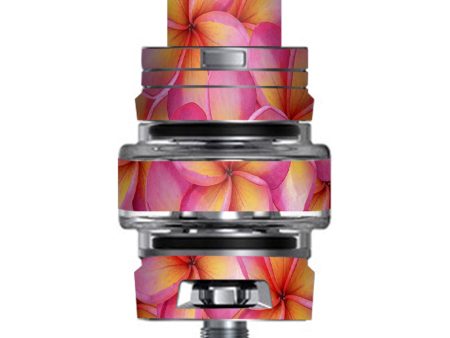 Plumerias Pink Flowers Smok TFV8 Big Baby V2 Tank Skin Online Hot Sale