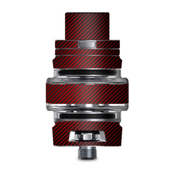 Red Black Carbon Fiber Weave Graphite 3D Smok TFV8 Big Baby V2 Tank Skin Hot on Sale