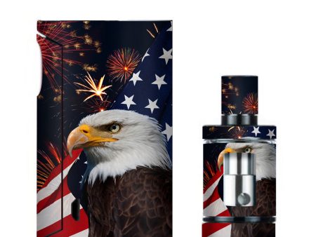 Eagle America Flag Independence Vaporesso Drizzle Fit Skin Online now