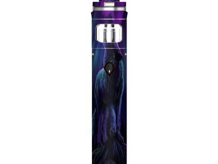 Wolf In Glowing Purple Background Smok Nord AIO Stick Skin For Discount