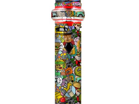 Sticker Slap Cartoon Bomb Smok stick V9 Max Skin For Sale