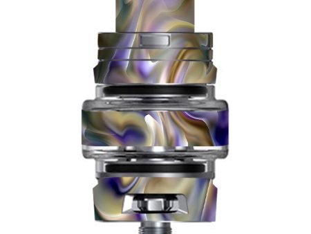 Resin Swirl Opalescent Oil Slick Smok TFV8 Big Baby V2 Tank Skin Online