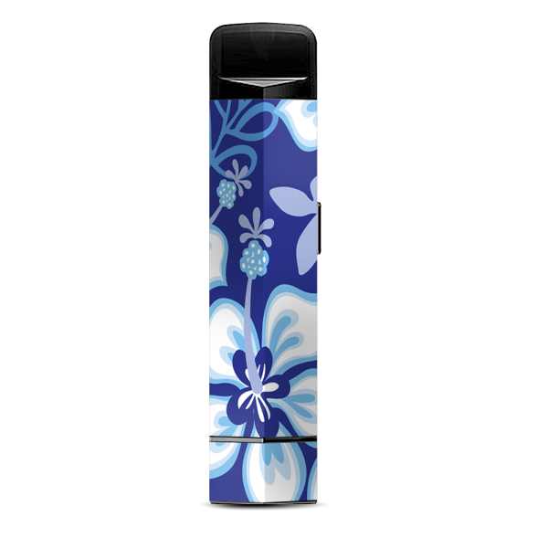 Hibiscus Hawaii Flower Blue Suorin Edge Pod System Skin Cheap