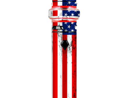 American Flag Distressed Red White Blue Smok stick V9 Max Skin Online