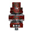 Red Gold Roses Tattoo Smok TFV8 Big Baby V2 Tank Skin on Sale