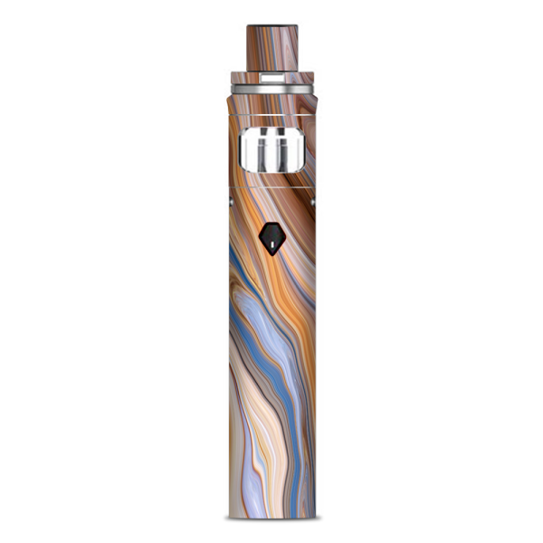 Brown Blue Marble Glass Smok Nord AIO Stick Skin Supply